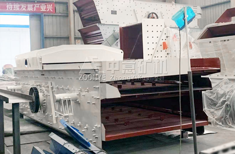 FYA輕質(zhì)物風選篩設備車間實拍.jpg